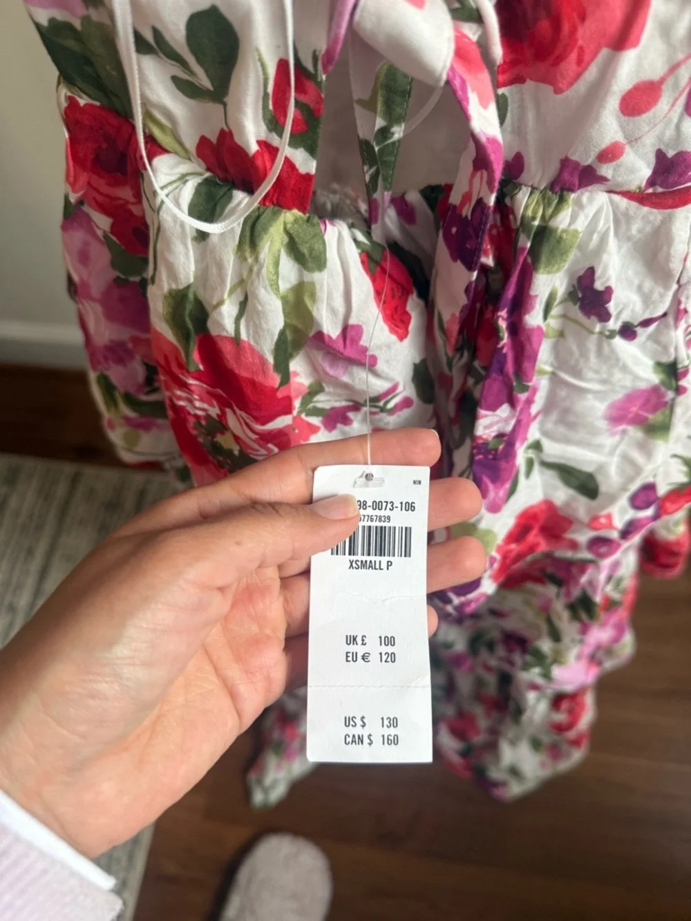NEW Abercrombie Floral Tiered Sundress for Kids - Pink & Green